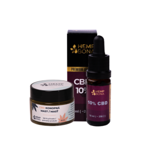 Buy CBD oil 10% Full spectrum 10ml + Hemp Ointment 50ml