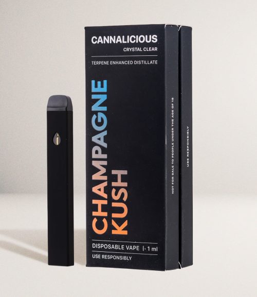 Champagne Kush Hybrid – THC Disposable Vape – 1ml